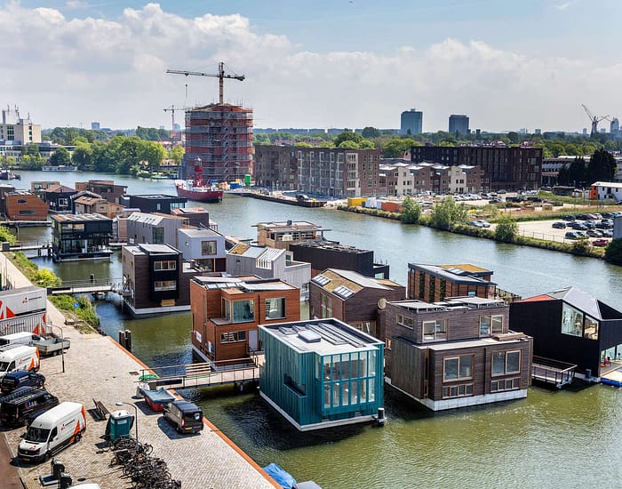 Europe's most sustainable neighborhood, the floating community called Schoonship