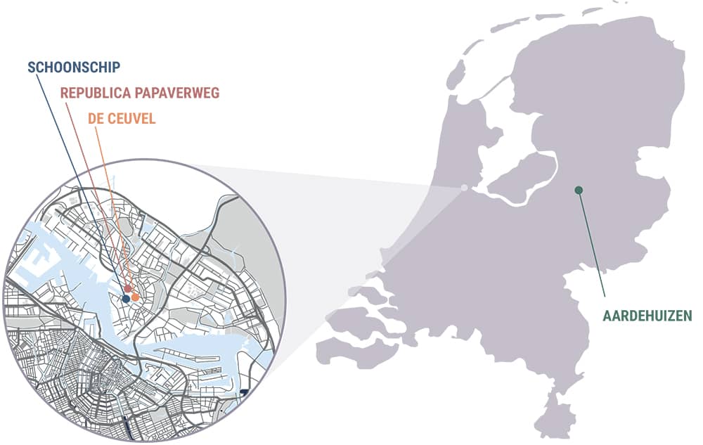 This report examines four projects, each with some element of a decentralised electrical grid: schoonship, de ceuvel, republica paperverweg and aardehuizen.